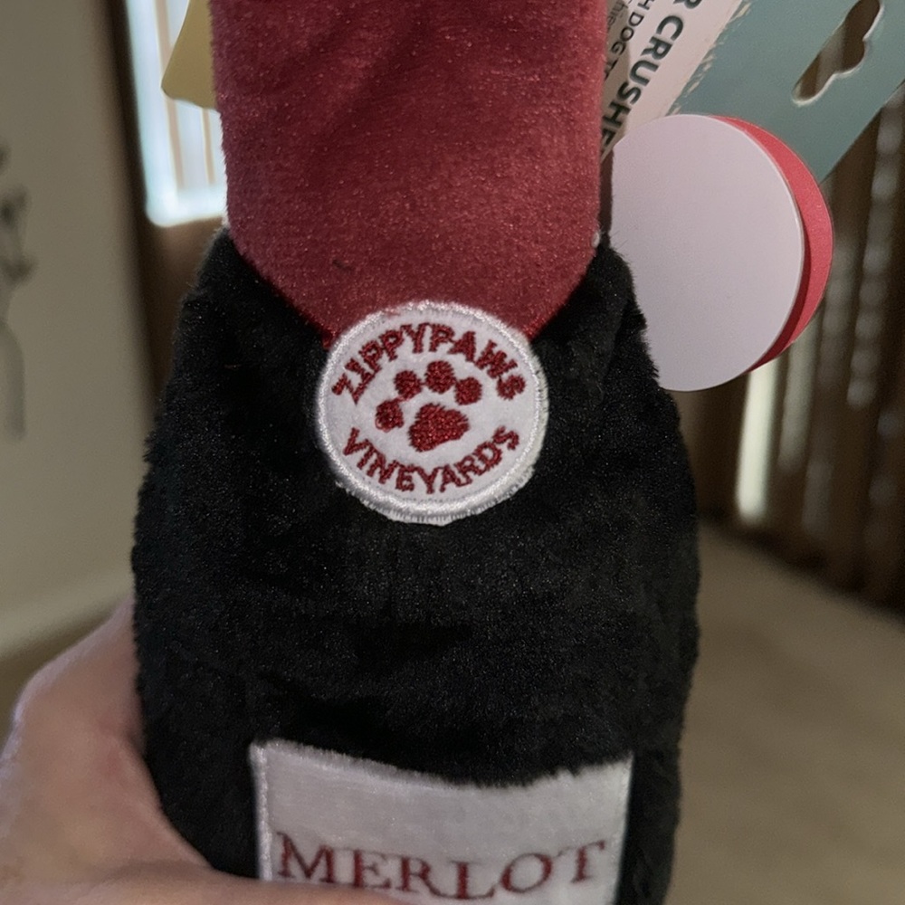 Dog Chew Toy, Wine Bottle Shaped, NWT - Picture 6 of 6